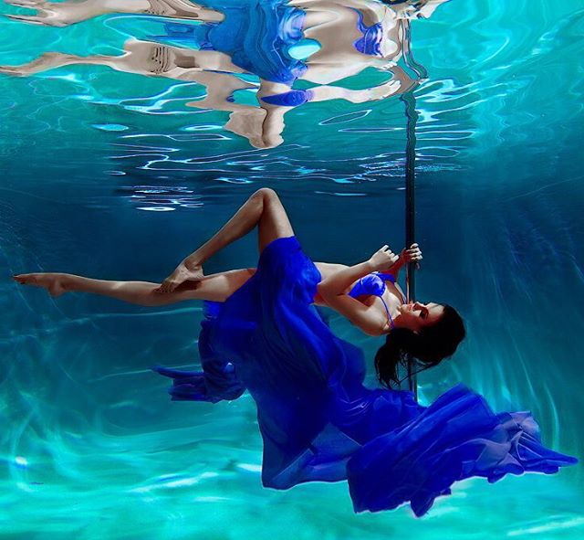 aquapole dance фотосъемка на пилоне под водой