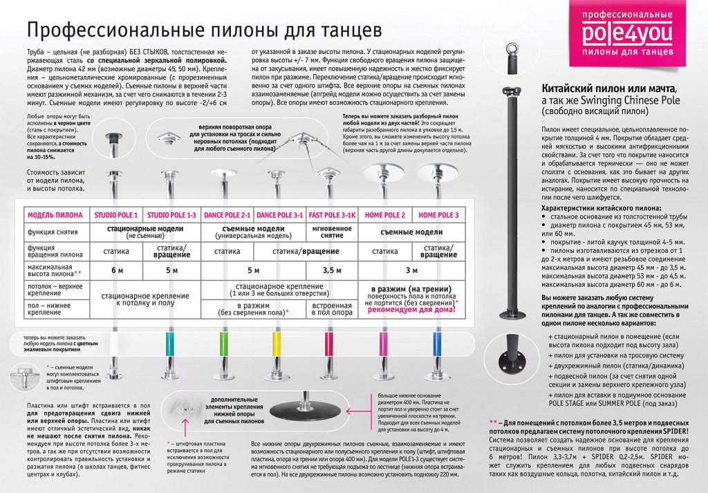 пилоны для танцев pole4you все модели пилоны для танцев pole4you все модели