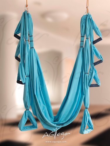 Гамак для йоги AirSwing Active - Профессиональная, облегченная модель с удлиненными ручками. фото 2