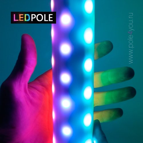 LED POLE светящийся пилон для танцев фото 5
