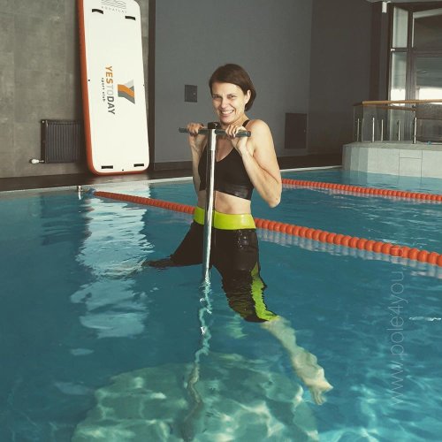 AQUA POLE 4 POOL - разборный подиум с пилоном для установки в бассейн фото 6