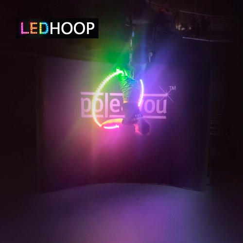 LED HOOP светящееся кольцо для воздушной гимнастики фото 7 LED HOOP светящееся кольцо для воздушной гимнастики фото 7