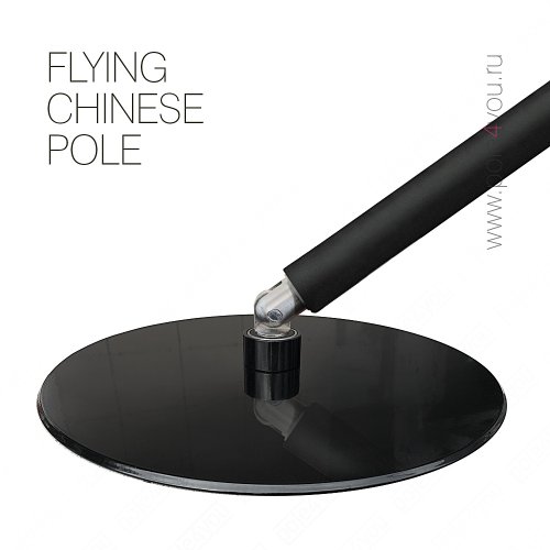 Flying chinese pole - наклонный, летающий пилон с резиновым покрытием фото 5