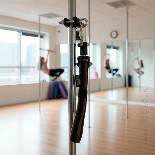 Зажим на пилон Fab Pole - для подвеса полотен и петель TRX фото 6 Зажим на пилон Fab Pole - для подвеса полотен и петель TRX фото 6