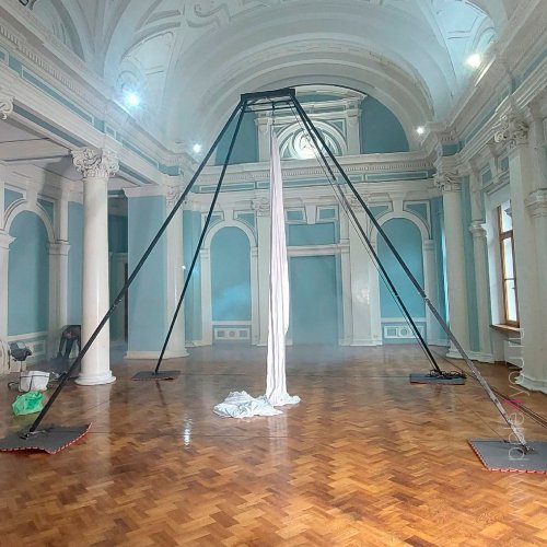 Мобильная установка ПИРАМИДА для воздушной гимнастики фото 2