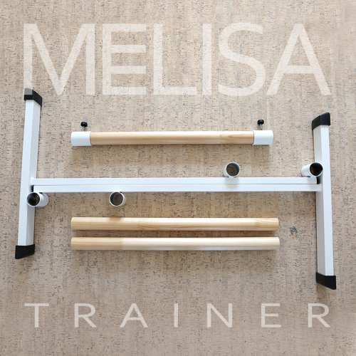 Компактный балетный станок MELISA M4 PRO (750) — тренажер, с дополнительными перекладинами для растяжки и хореографии фото 12