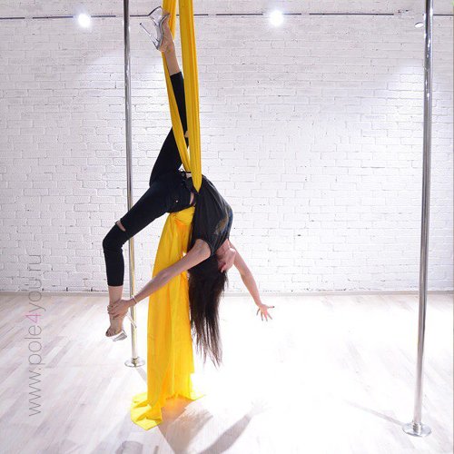 Полотна для воздушной гимнастики aerial silks (Атласные - 8 м) фото 3