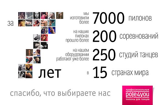 POLE4YOU: семь лет стального характера. Отзывы лучших мастеров России.