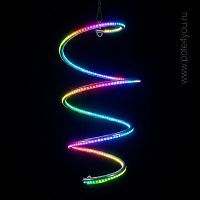 Спираль малая с LED-подсветкой — цирковой реквизит для воздушной гимнастики