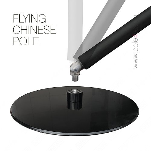 Flying chinese pole - наклонный, летающий пилон с резиновым покрытием фото 6