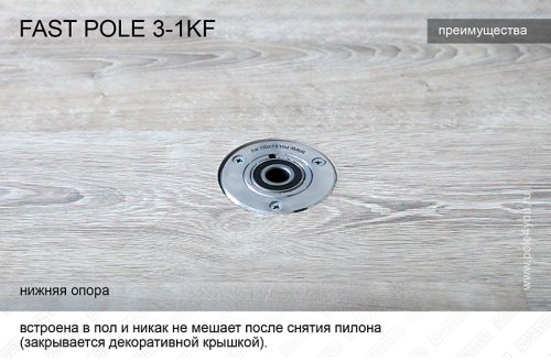 Декоративная крышка на FAST POLE - для нижней, встроенной опоры фото 3