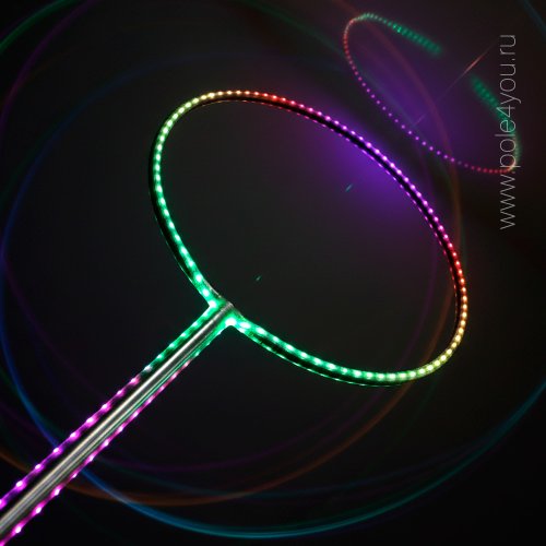 Партерное кольцо на пилоне с LED подсветкой фото 5 Партерное кольцо на пилоне с LED подсветкой фото 5
