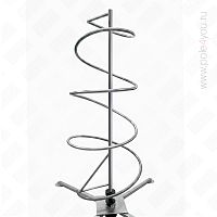 Спираль прямолинейная, хаотичная на пилоне с мобильным основанием
